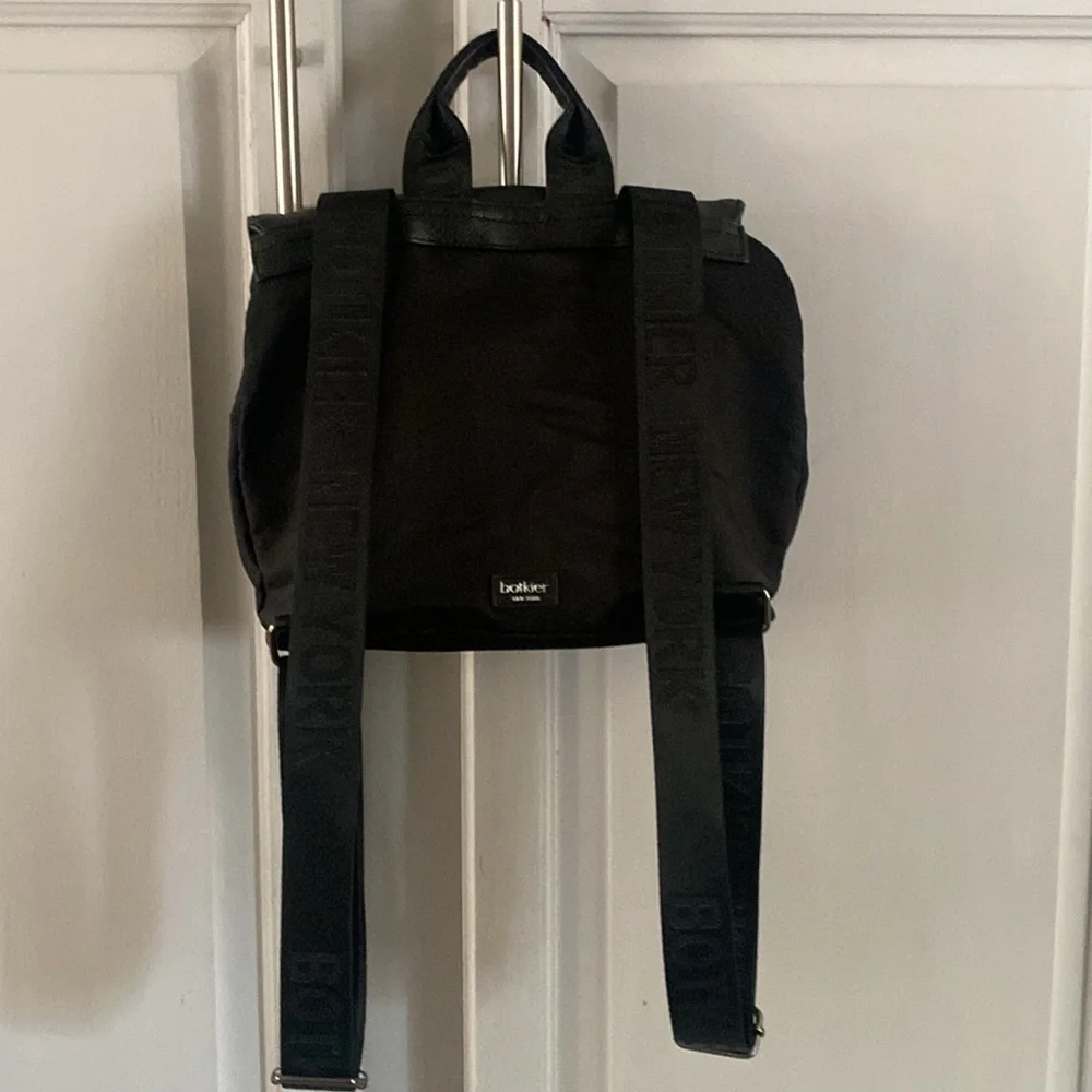 Botkier New York Trigger Nylon & Pebbled Logo Strap Multi-Function Backpack